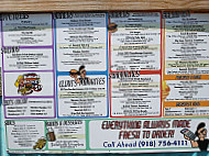 Boomarang Diner Okmulgee menu