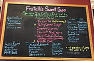 Fratelli's Pastry Shop menu