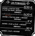 Le Victor Hugo menu