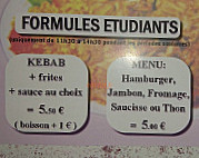 Chez Murat menu