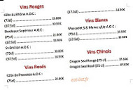 La Mian Chinois Le Havre menu