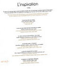 Le Park 45 menu