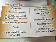 1000 Pattes menu