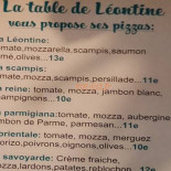 La Table De Leontine Speisekarte