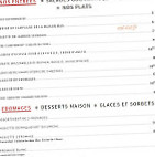 Le Marly menu