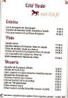 Le Comte menu