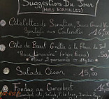 Le Sequoia Cafe menu