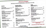 Stevens menu