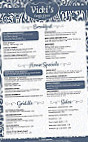 Vicki's Family Diner menu