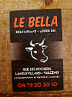 Le Bella Bar Restaurant menu