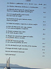 L'alizé menu