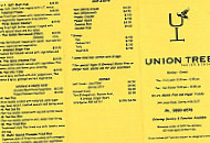 Union Tree Thai Restaurant & Cafe menu