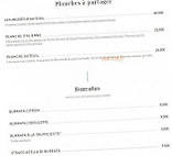 Auteuil Brasserie menu