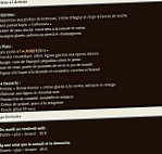 Les Affranchis menu