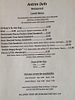 Antrim Dells menu