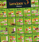 Tandoors menu