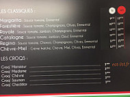 L'atelier Della Pizza menu