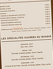 Creperie Manoir Breton menu