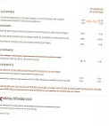 Le Mange-Grenouille menu
