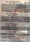 Brasserie Des Arcades menu