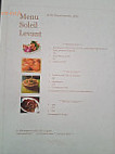 Hotel Restaurant du Soleil Levant menu