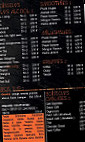 Willy's Frites menu