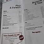 Cote Terrasse menu