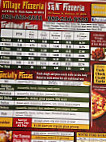 Village Pizzeria menu