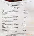 L'Empanaderia menu