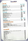 Sarl L'auberge Berbere menu