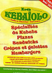 Le Kebaiolo menu