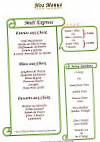 Casa Italiana menu