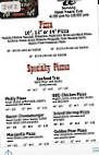 Ore House Pub Pizza menu