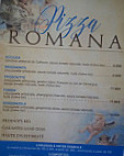 Pizza Romana menu
