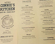 Connie's Kitchen menu