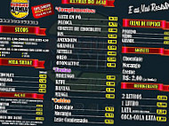 Burguer Mania menu