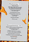 Restaurant la Chanterelle menu