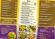 Sulee Thai menu