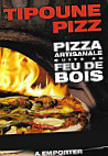Tipoune Pizz menu