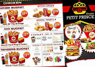 Petit Prince Burger menu