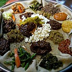 Ensira Ethiopian Restaurant food