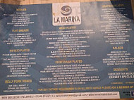 La Marina menu