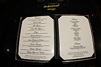 Penthouse Club menu