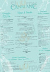 Campino Beach menu