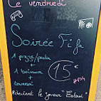 L'Estasi menu