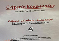 La Crêperie Rouennaise menu