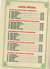 Panda Chinese Restaurant & Take Away menu