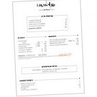La Demesure Sur Seine menu