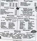 Dairy Queen menu