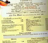 La Diva menu